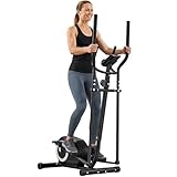SPORTNOW Vélo Elliptique avec Écran LCD, Résistance 8 Niveaux, Capteur Pouls, Bluetooth APP,...