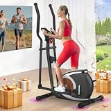 Vélo Elliptique avec Soutenir l'APP Bluetooth Fitness, 16 Niveaux de Résistance Réglables, Écran...